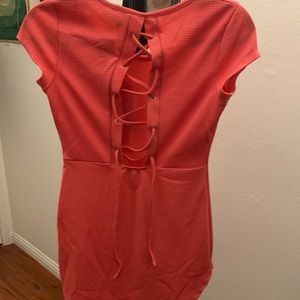 Irish Coral Mini Dress